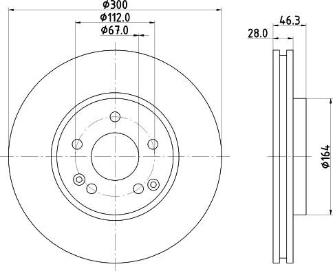 Mintex MDC853 - Kočioni disk www.molydon.hr