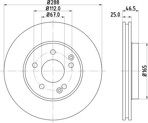 Mintex MDC852 - Kočioni disk www.molydon.hr