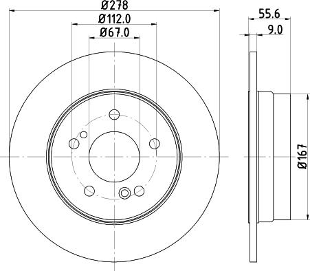 Mintex MDC855C - Kočioni disk www.molydon.hr