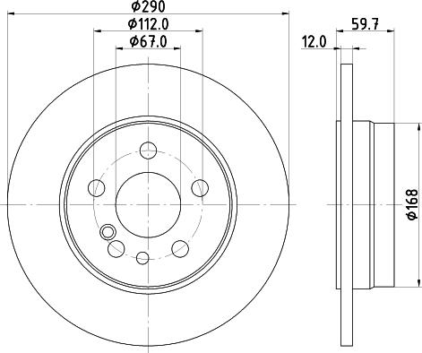 Mintex MDC803 - Kočioni disk www.molydon.hr