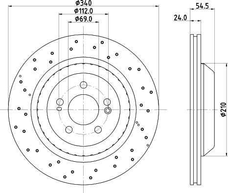 Mintex MDC83145C - Kočioni disk www.molydon.hr