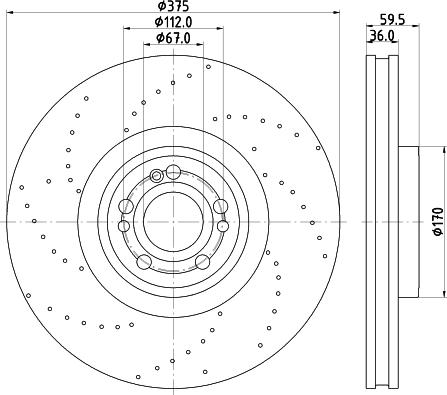 Mintex MDC82899C - Kočioni disk www.molydon.hr