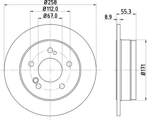 Mintex MDC363 - Kočioni disk www.molydon.hr
