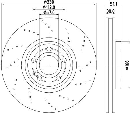 Mintex MDC82946C - Kočioni disk www.molydon.hr