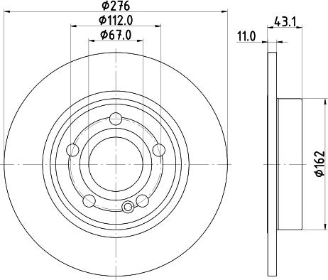 Mintex MDC2948C - Kočioni disk www.molydon.hr