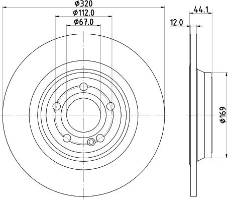 Mintex MDC2988C - Kočioni disk www.molydon.hr
