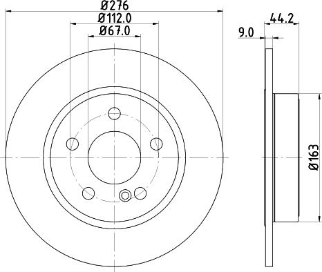 Mintex MDC2522 - Kočioni disk www.molydon.hr