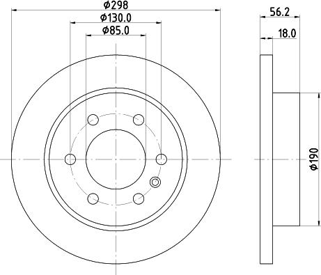Mintex MDC2850C - Kočioni disk www.molydon.hr