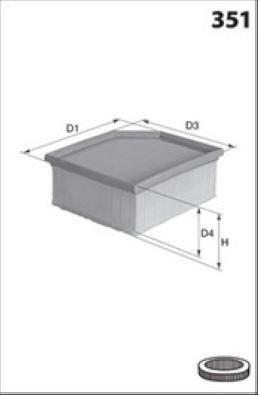MISFAT P603A - Filter za zrak www.molydon.hr