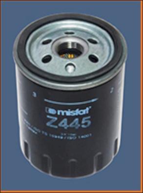 MISFAT Z445 - Filter za ulje www.molydon.hr