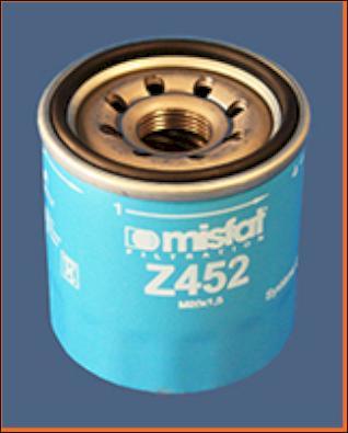 MISFAT Z452 - Filter za ulje www.molydon.hr