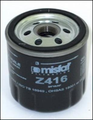 MISFAT Z416 - Filter za ulje www.molydon.hr