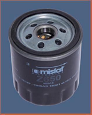 MISFAT Z650 - Filter za ulje www.molydon.hr