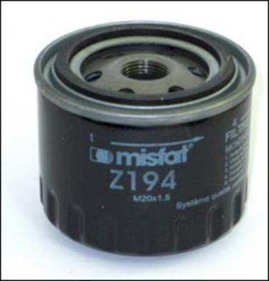 MISFAT Z194 - Filter za ulje www.molydon.hr