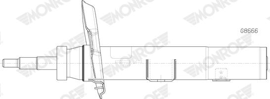MONROE G8666 - Amortizer www.molydon.hr