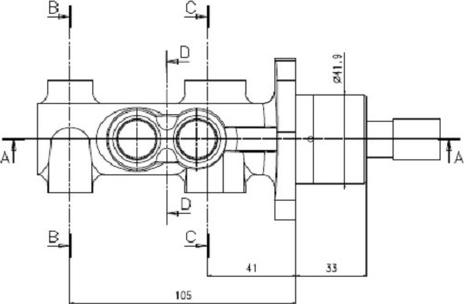Motaquip VMC224 - Glavni kočioni cilindar www.molydon.hr