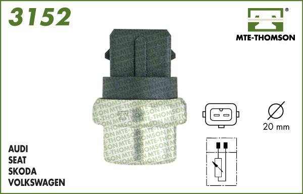 MTE-Thomson 3152 - Senzor, temperatura rashladne tekućinu www.molydon.hr