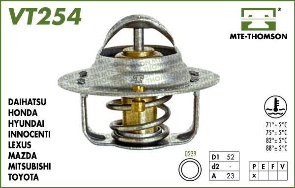 MTE-Thomson VT254.88 - Termostat, rashladna tekućinu www.molydon.hr