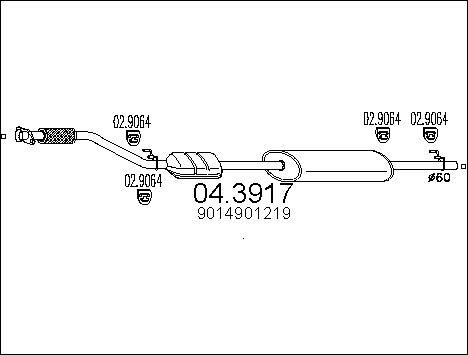 MTS 04.3917 - Katalizator www.molydon.hr