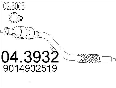 MTS 04.3932 - Katalizator www.molydon.hr