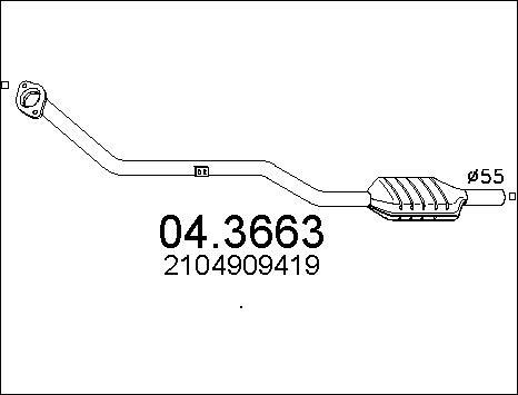 MTS 04.3663 - Katalizator www.molydon.hr
