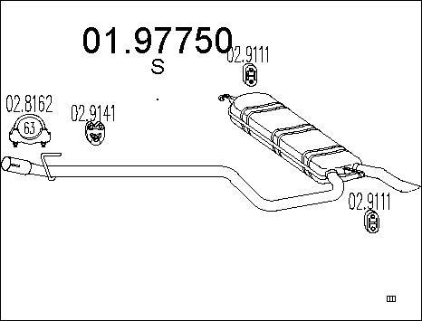 MTS 01.97750 - Zadnji Ispušni lonac www.molydon.hr