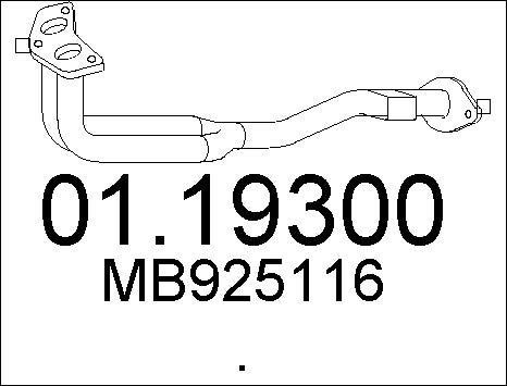 MTS 01.19300 - Ispušna cijev www.molydon.hr