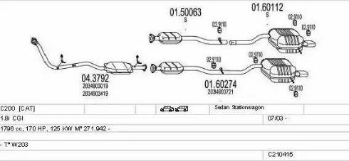 MTS C210415007802 - Ispušni sistem www.molydon.hr
