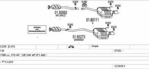 MTS C210411007801 - Ispušni sistem www.molydon.hr