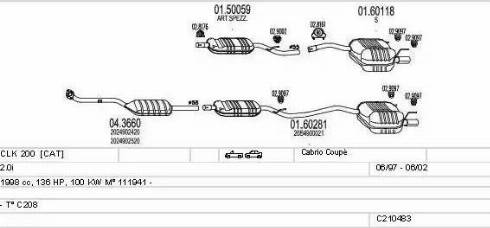 MTS C210483009000 - Ispušni sistem www.molydon.hr