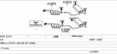 MTS C210530009039 - Ispušni sistem www.molydon.hr