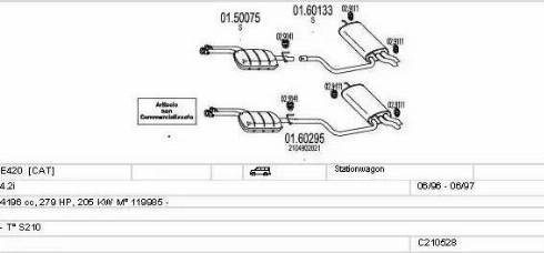 MTS C210528008290 - Ispušni sistem www.molydon.hr