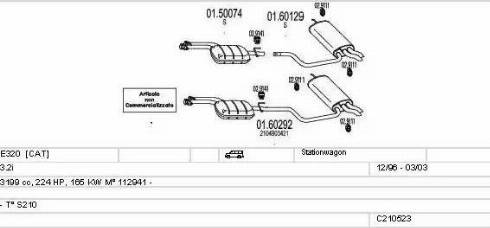 MTS C210523009036 - Ispušni sistem www.molydon.hr