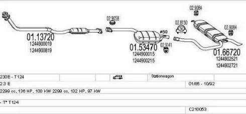 MTS C210053004090 - Ispušni sistem www.molydon.hr