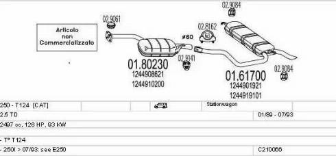 MTS C210066004104 - Ispušni sistem www.molydon.hr