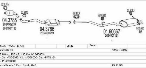 MTS C210195004302 - Ispušni sistem www.molydon.hr