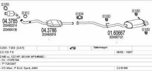 MTS C210188004288 - Ispušni sistem www.molydon.hr