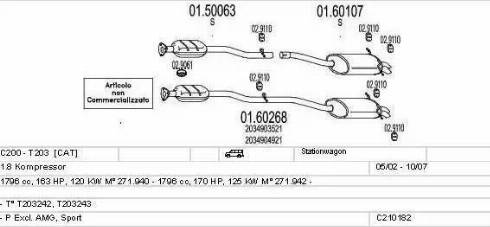 MTS C210182004280 - Ispušni sistem www.molydon.hr