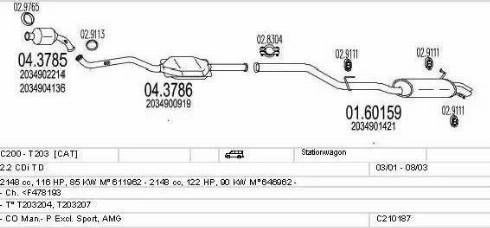 MTS C210187004286 - Ispušni sistem www.molydon.hr