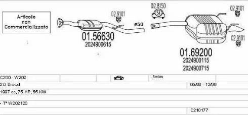 MTS C210177004269 - Ispušni sistem www.molydon.hr