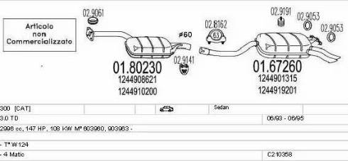 MTS C210358008957 - Ispušni sistem www.molydon.hr