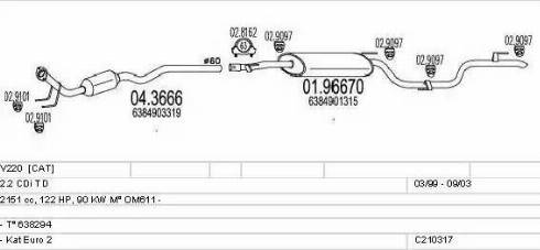 MTS C210317004462 - Ispušni sistem www.molydon.hr
