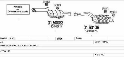 MTS C210389008835 - Ispušni sistem www.molydon.hr