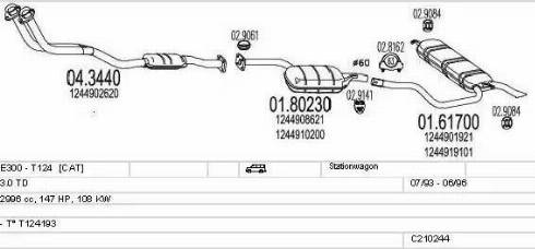 MTS C210244004363 - Ispušni sistem www.molydon.hr