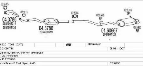 MTS C210200004311 - Ispušni sistem www.molydon.hr