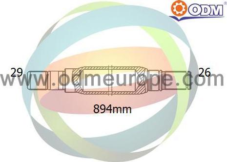 Multiparts 15-210001 - Pogonska osovina www.molydon.hr