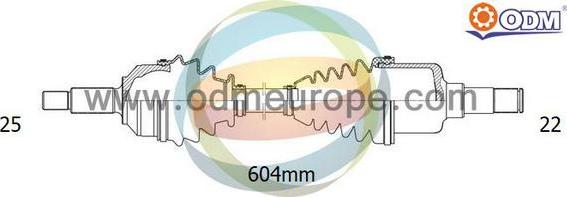 Multiparts 18-141070 - Pogonska osovina www.molydon.hr
