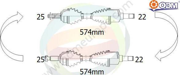 Multiparts 18-141110 - Pogonska osovina www.molydon.hr