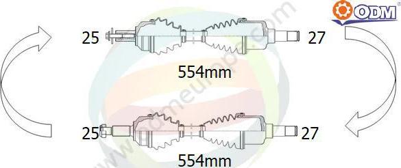 Multiparts 18-141120 - Pogonska osovina www.molydon.hr