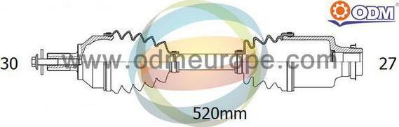 Multiparts 18-141320 - Pogonska osovina www.molydon.hr